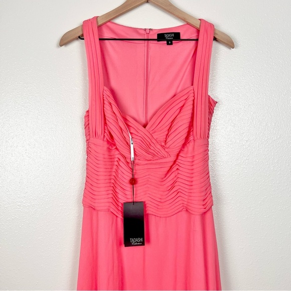 NWT Tadashi Shoji Light Coral Dress - Picture 6 of 12